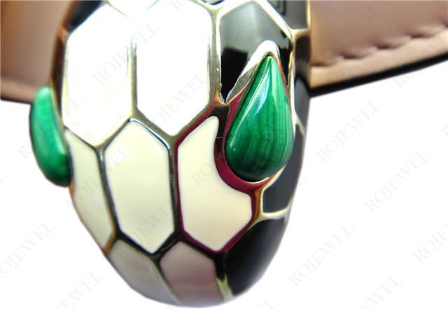 寶格麗（Bvlgari）蛇頭包補(bǔ)蛇眼前后對比